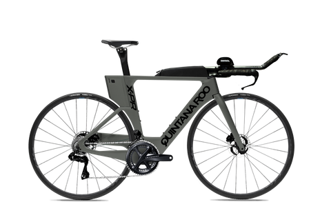Gray frame black decal shimano wheels